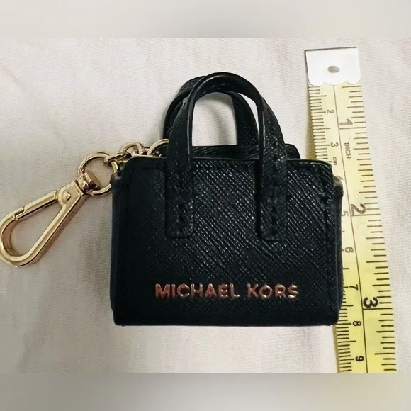 MICHAEL Michael Kors Black and Gold Keychain - Picture 2 of 2